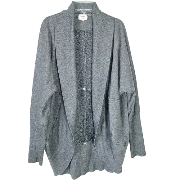 Aritzia Sweaters - Aritizia Wilfred Diderot Sweater Open-Front Cocoon Cardigan Medium